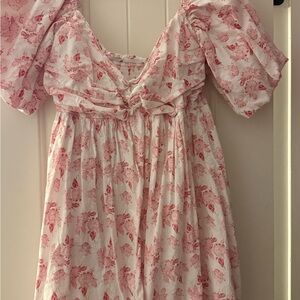 Floral Puff Sleeve Dress